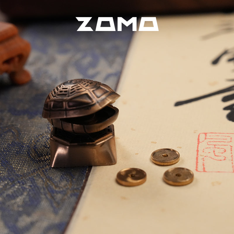ZOMO Turtle Shell Metal Keycap Rotatable Mechanical Keyboard Keycap