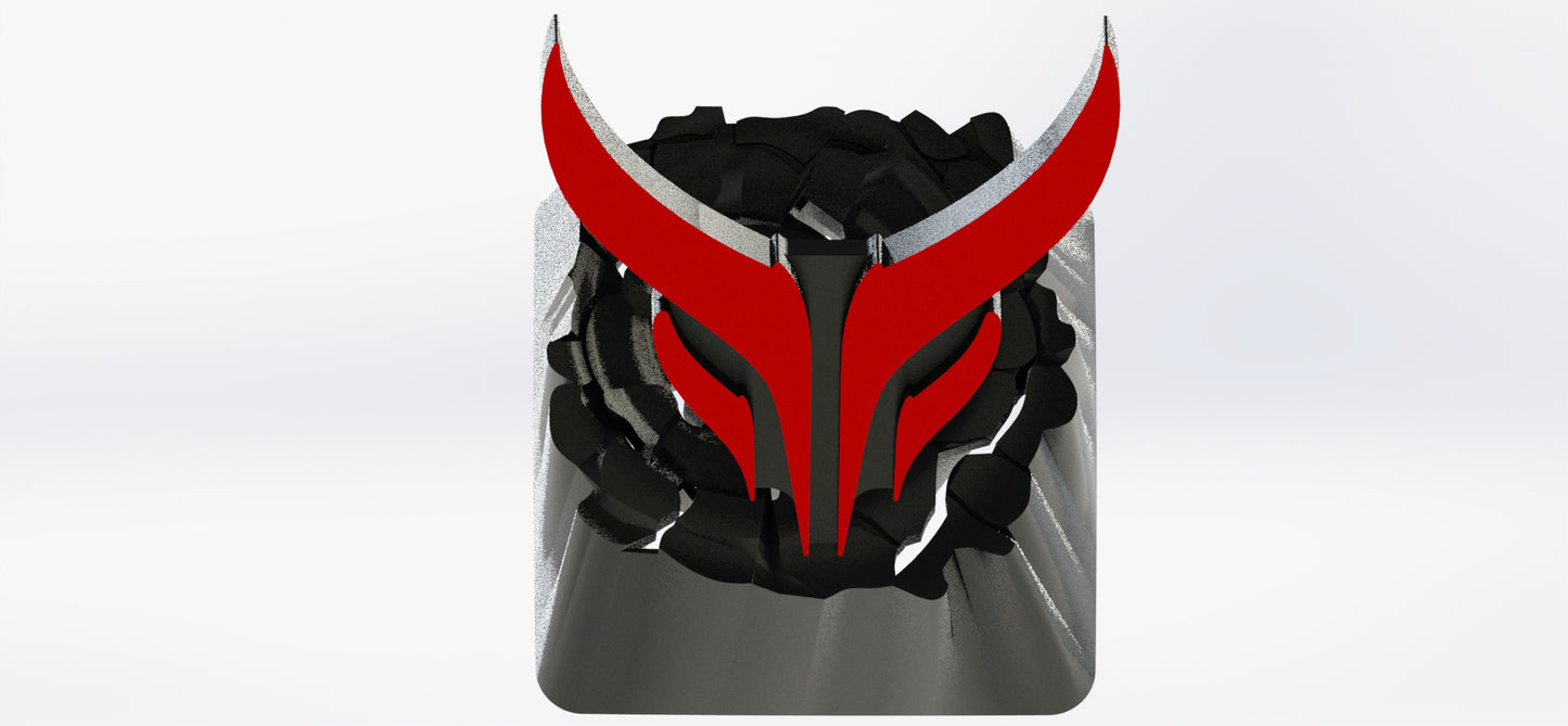ZOMO X POWERCOLOR RED DEVIL ARTISAN KEYCAP