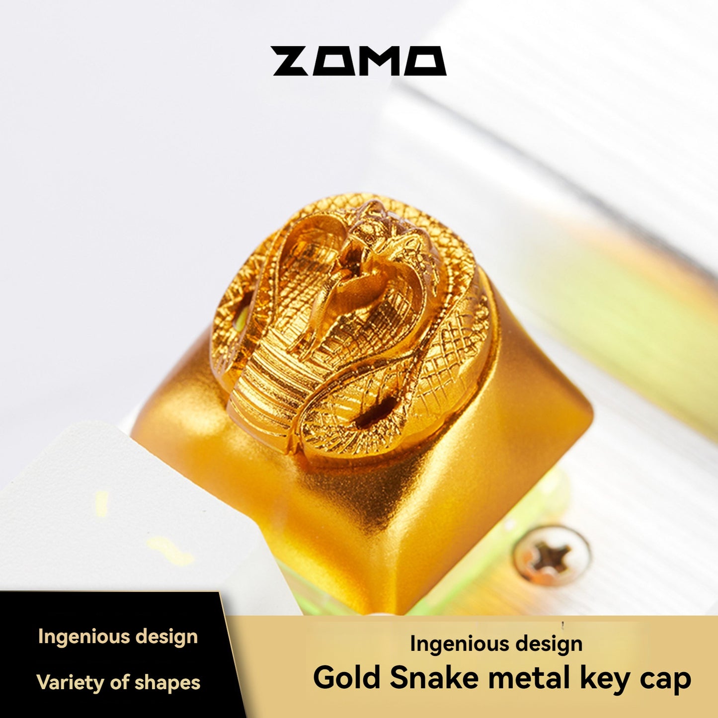 ZOMO Original Design Series Keycaps - SHXL Metal Resin Material Keycaps