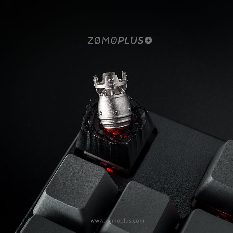 NUCLEAR BOMB MAGNETIC ALUMINUM ARTISAN KEYCAP
