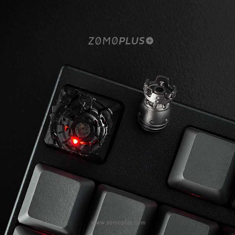 NUCLEAR BOMB MAGNETIC ALUMINUM ARTISAN KEYCAP