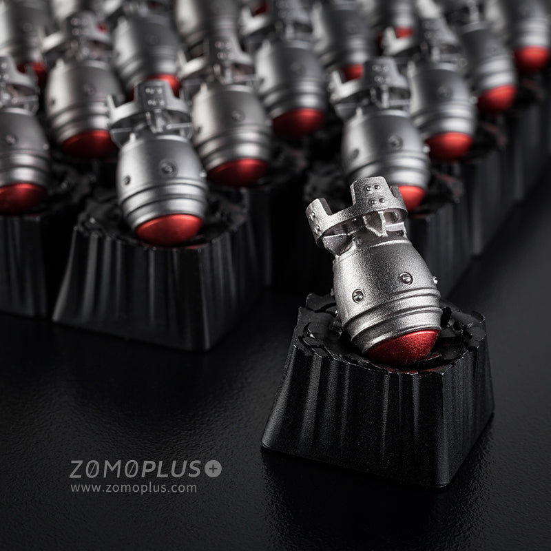 NUCLEAR BOMB MAGNETIC ALUMINUM ARTISAN KEYCAP