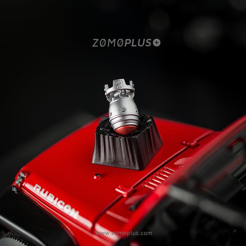 NUCLEAR BOMB MAGNETIC ALUMINUM ARTISAN KEYCAP