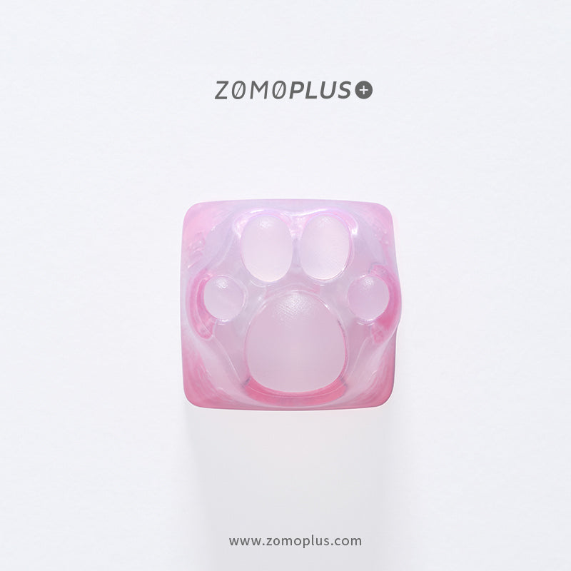3D Printed Resin & Silicone Sakura / Tiffany Kitty Paw Keycap