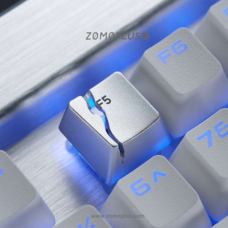 Cracked F5 Aluminum Artisan Keycap