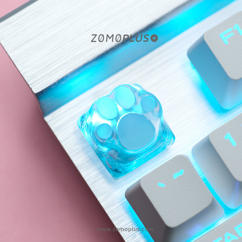 3D Printed Resin & Silicone Sakura / Tiffany Kitty Paw Keycap