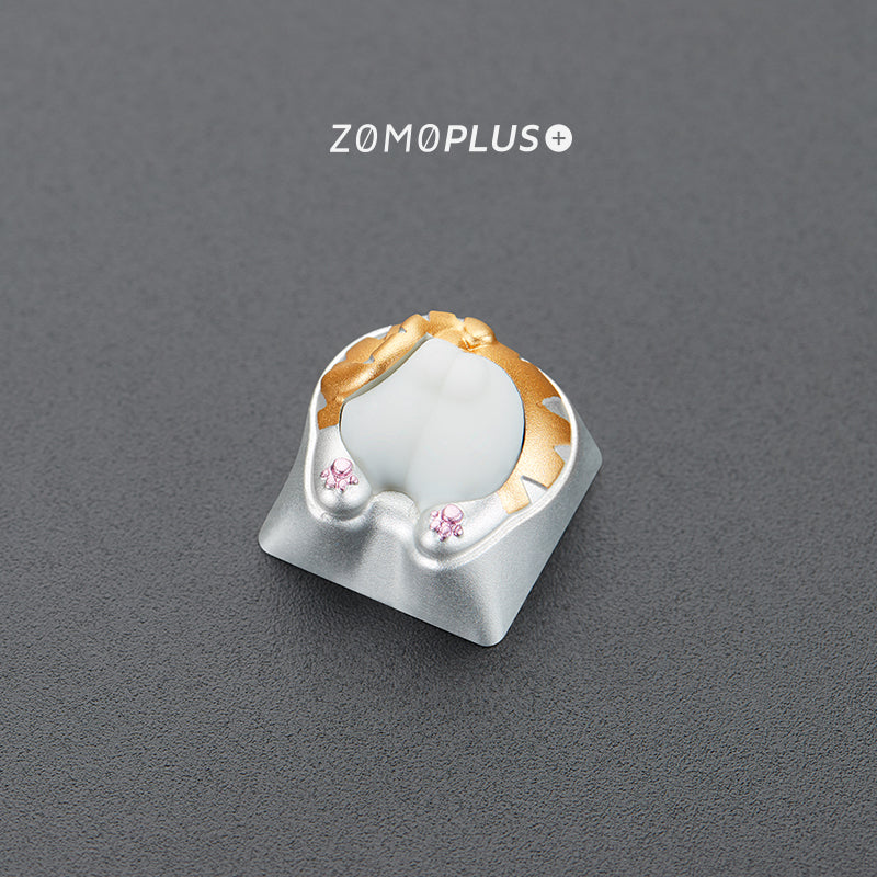 KITTY BUTT ALUMINUM & SILICONE ARTISAN KEYCAP