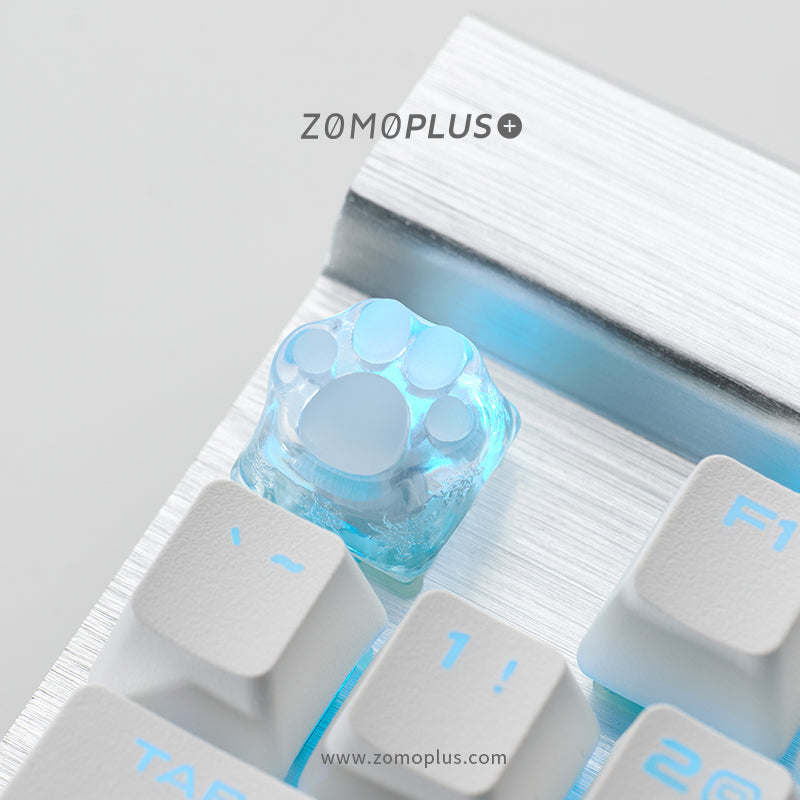 3D Printed Resin & Silicone Sakura / Tiffany Kitty Paw Keycap