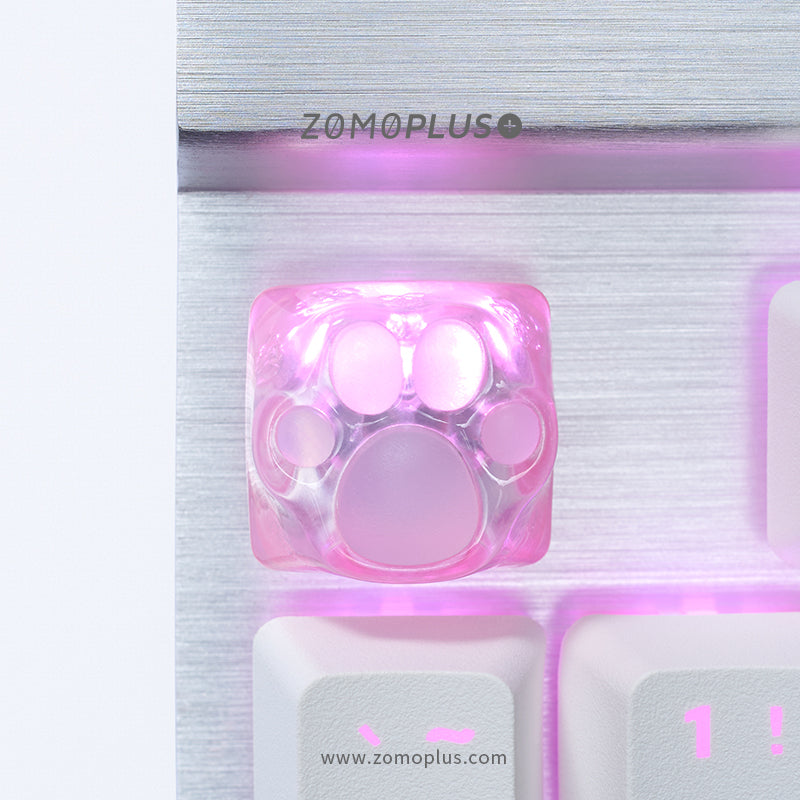 3D Printed Resin & Silicone Sakura / Tiffany Kitty Paw Keycap