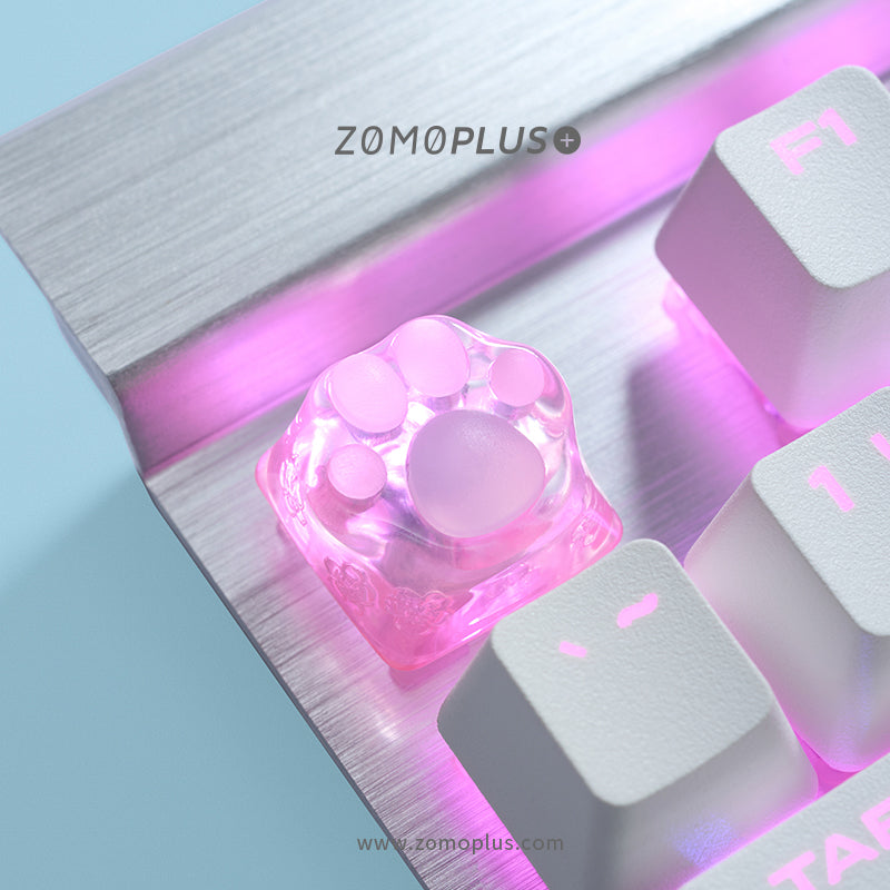 3D Printed Resin & Silicone Sakura / Tiffany Kitty Paw Keycap