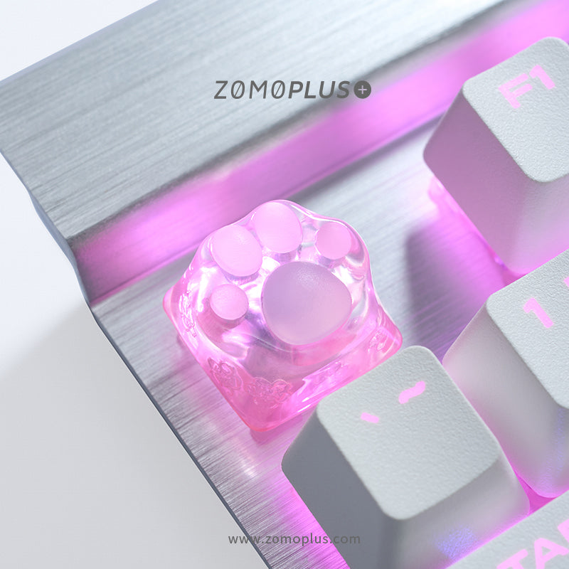 3D Printed Resin & Silicone Sakura / Tiffany Kitty Paw Keycap