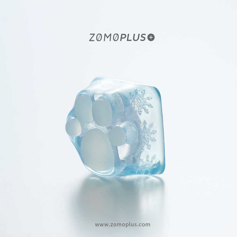 3D Printed Resin & Silicone Sakura / Tiffany Kitty Paw Keycap