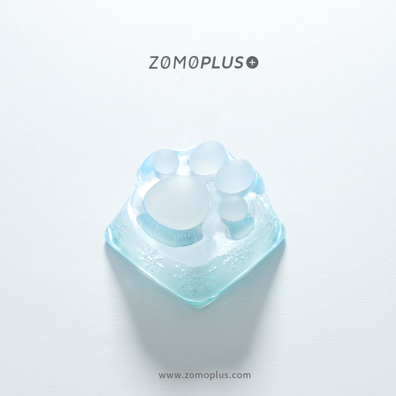 3D Printed Resin & Silicone Sakura / Tiffany Kitty Paw Keycap