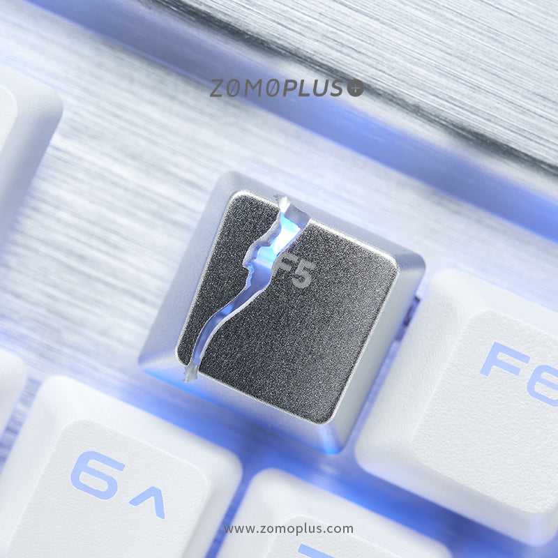Cracked F5 Aluminum Artisan Keycap