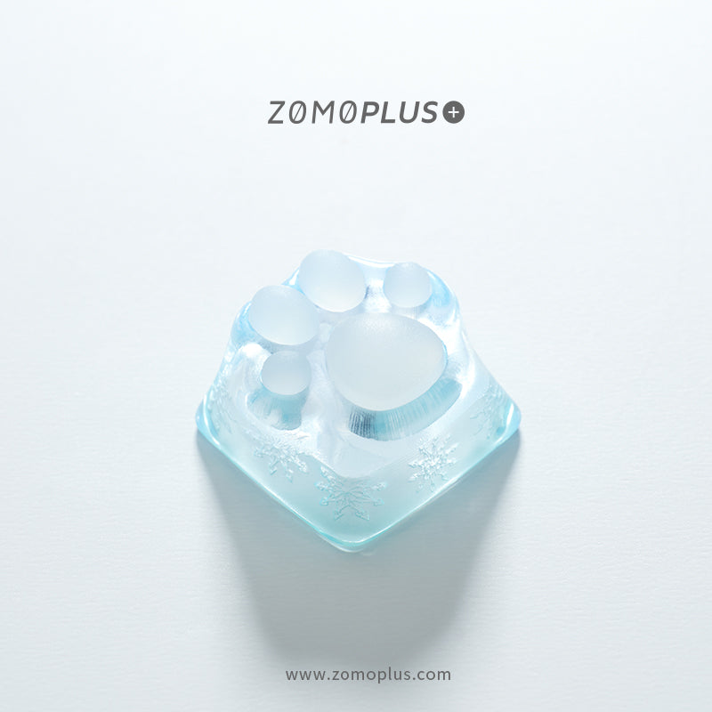 3D Printed Resin & Silicone Sakura / Tiffany Kitty Paw Keycap
