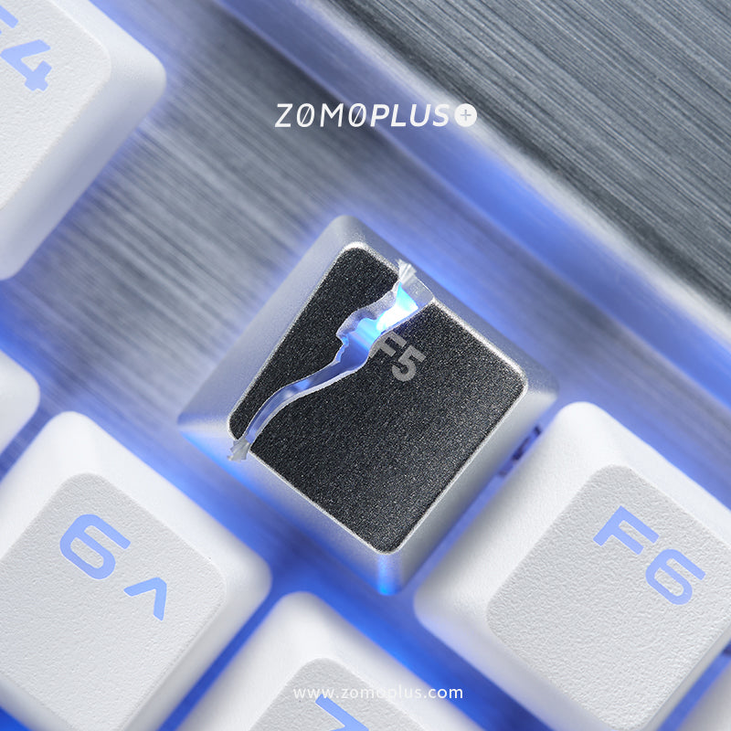 Cracked F5 Aluminum Artisan Keycap
