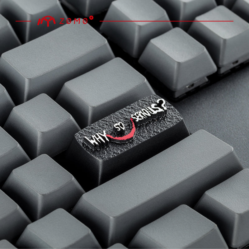 ZOMO 1st Joker Artisan Keycap - WHY SO SERIOUS?