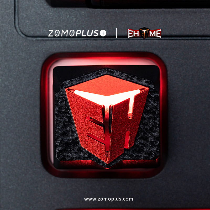ZOMO X EHOME OFFICIAL COLLABORATION TRANSLUCENT ALUMINUM ARTISAN KEYCAP