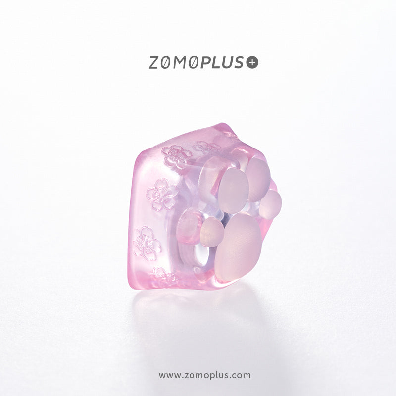 3D Printed Resin & Silicone Sakura / Tiffany Kitty Paw Keycap