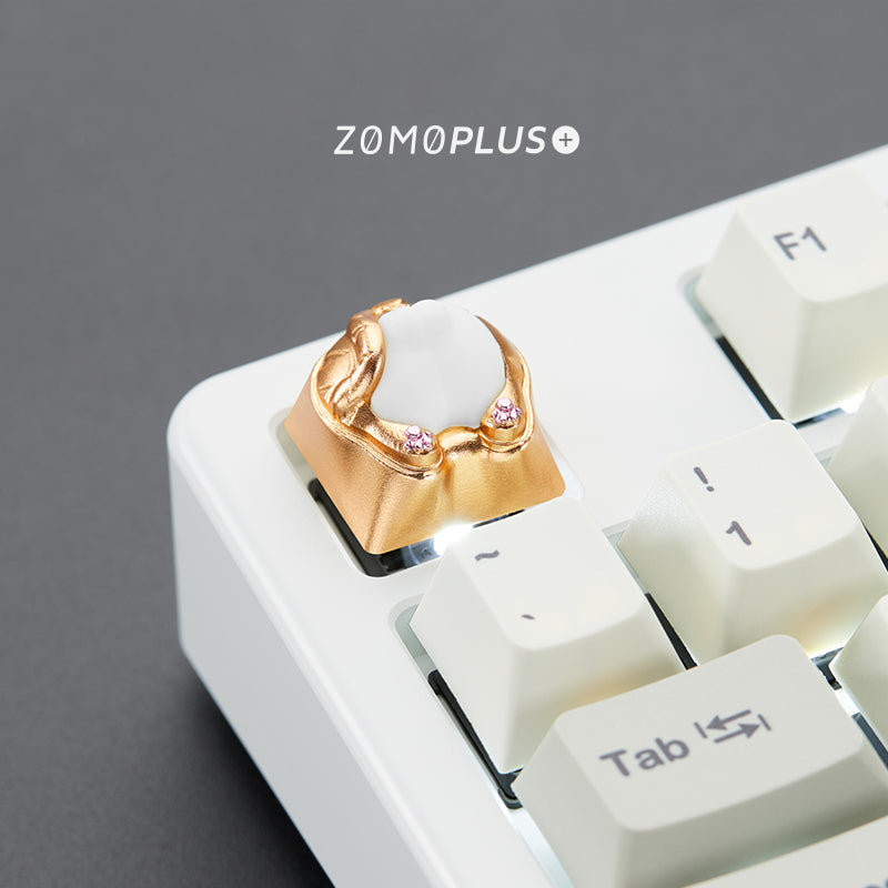 KITTY BUTT ALUMINUM & SILICONE ARTISAN KEYCAP