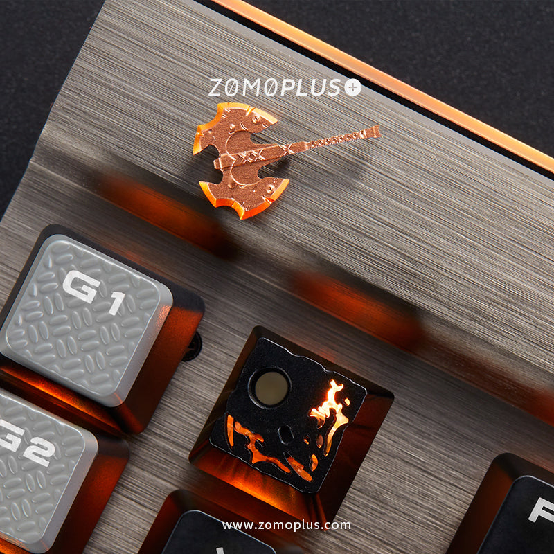 DOTA2 BATTLE FURY MAGENETIC ALUMINUM ARTISAN KEYCAP