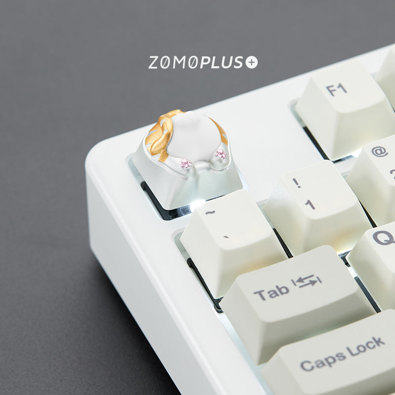 KITTY BUTT ALUMINUM & SILICONE ARTISAN KEYCAP