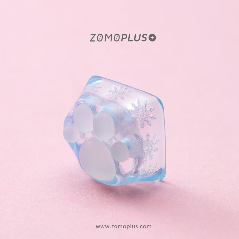 3D Printed Resin & Silicone Sakura / Tiffany Kitty Paw Keycap