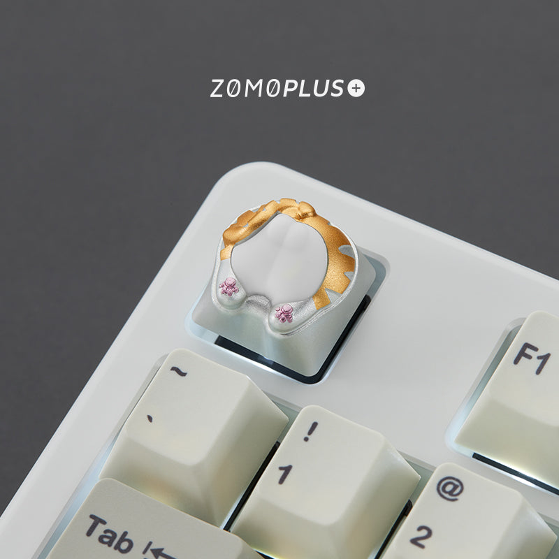 KITTY BUTT ALUMINUM & SILICONE ARTISAN KEYCAP