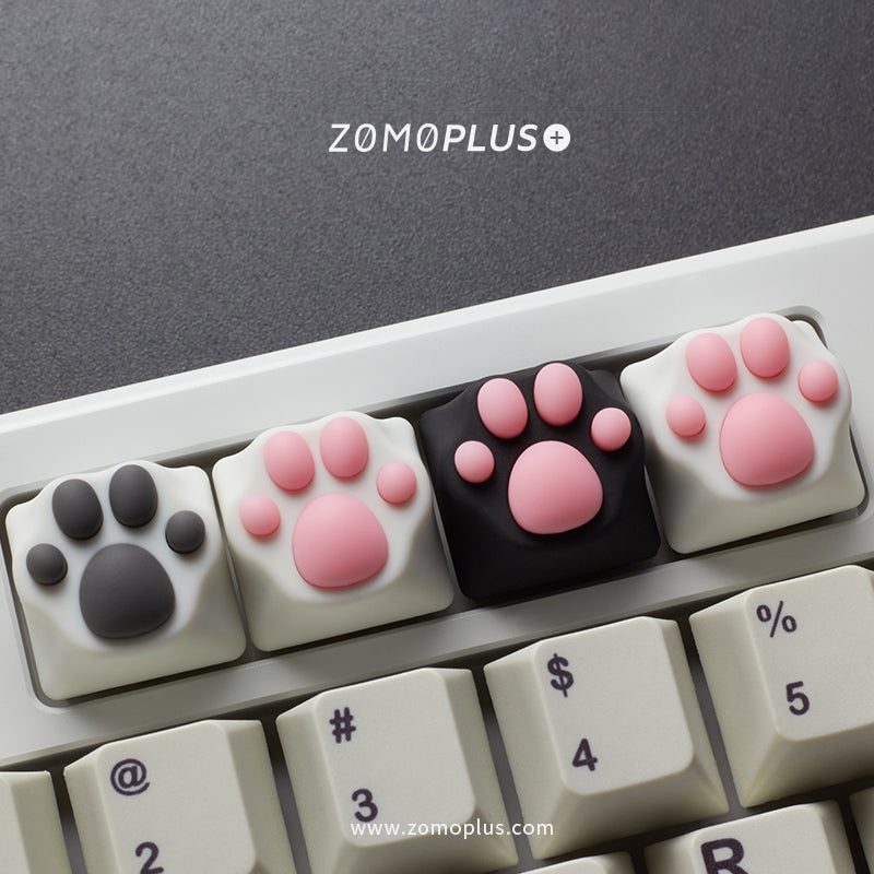 ABS & SILICONE KITTY PAW ARTISAN KEYCAP