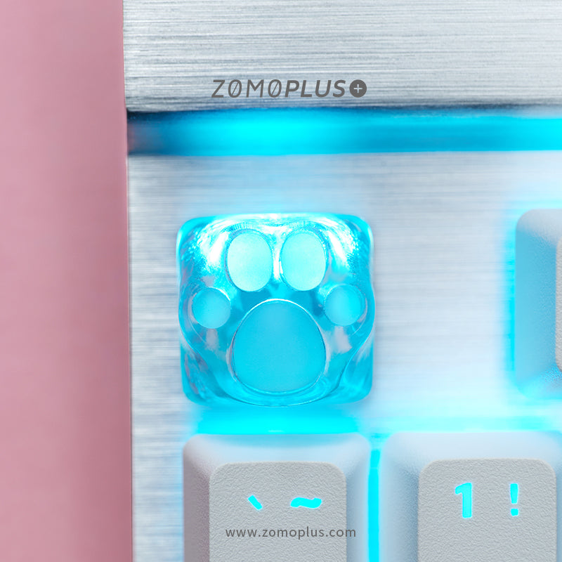 3D Printed Resin & Silicone Sakura / Tiffany Kitty Paw Keycap