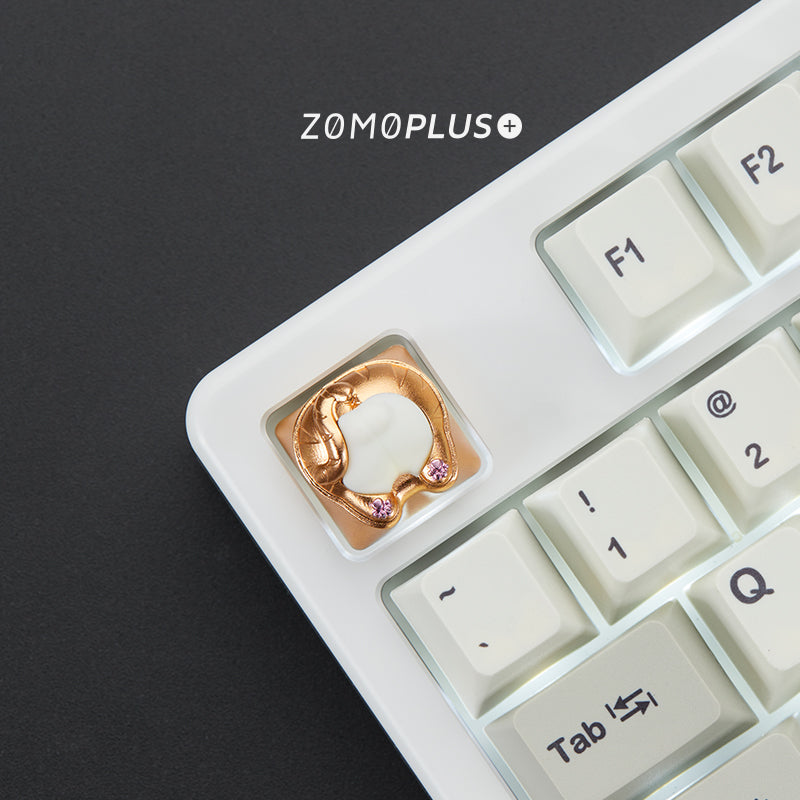 KITTY BUTT ALUMINUM & SILICONE ARTISAN KEYCAP