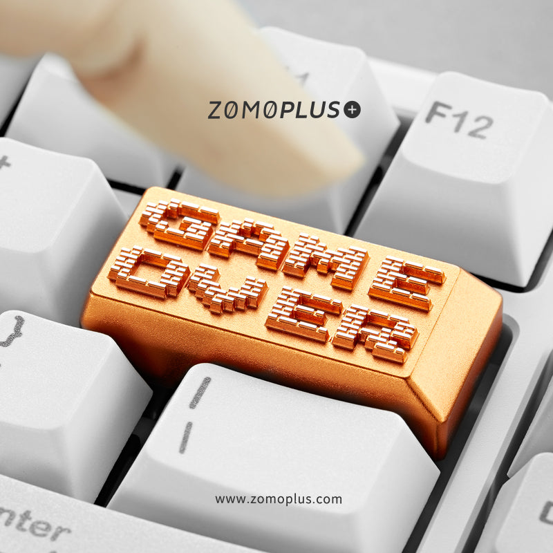 GAME OVER ALUMINUM ARTISAN KEYCAP