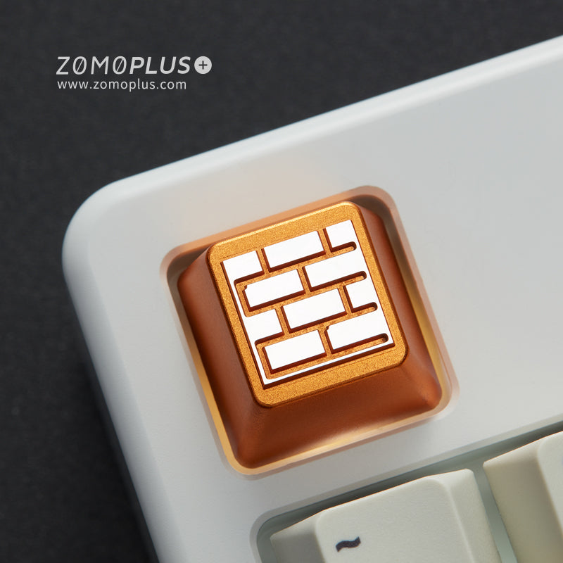 BATTLE CITY BRICK WALL ALUMINUM ARTISAN KEYCAP