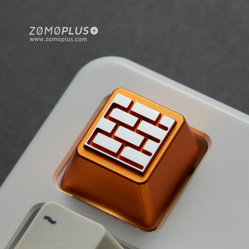 BATTLE CITY BRICK WALL ALUMINUM ARTISAN KEYCAP