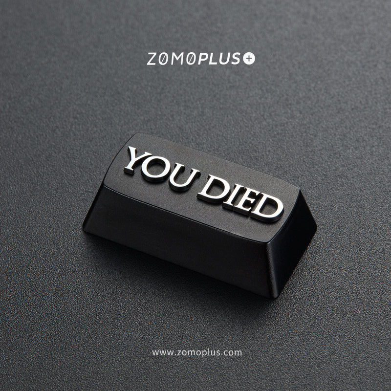 YOU DIED ALUMINUM ARTISAN KEYCAP