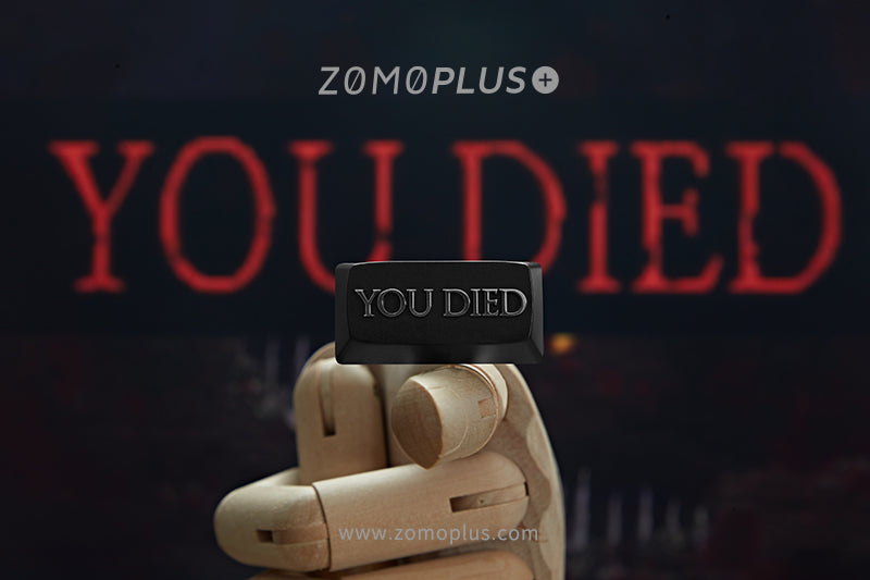 YOU DIED ALUMINUM ARTISAN KEYCAP