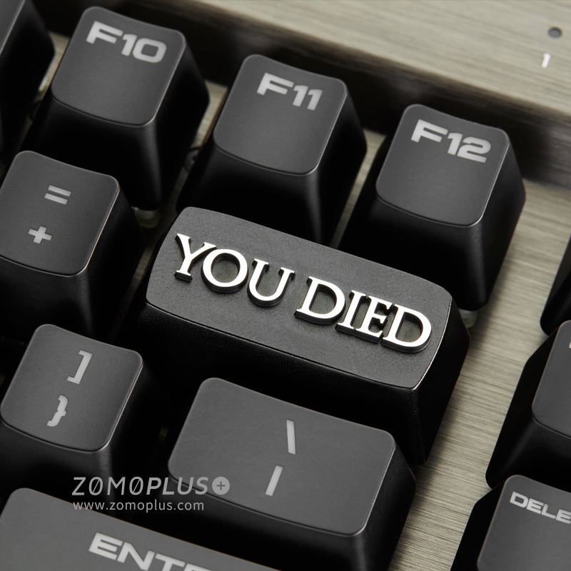 YOU DIED ALUMINUM ARTISAN KEYCAP