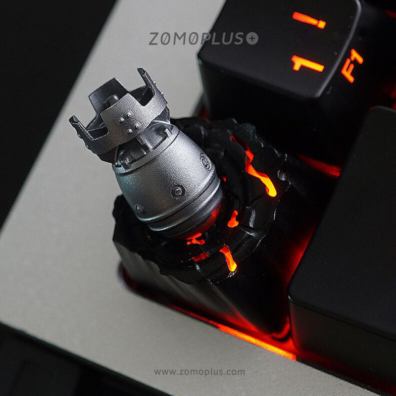 NUCLEAR BOMB MAGNETIC ALUMINUM ARTISAN KEYCAP