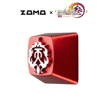 ZOMO & JW3 Jointly-Designed Original Metal Keycaps Compatible with Customized Mechanical Magnetic Shaft Gaming eSports Keyboard