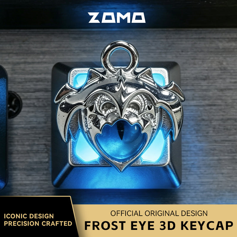 ZOMO Original Design Series Keycaps-Frost Eye 3D Keycap & Wearable Pendant