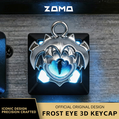 ZOMO Original Design Series Keycaps-Frost Eye 3D Keycap & Wearable Pendant