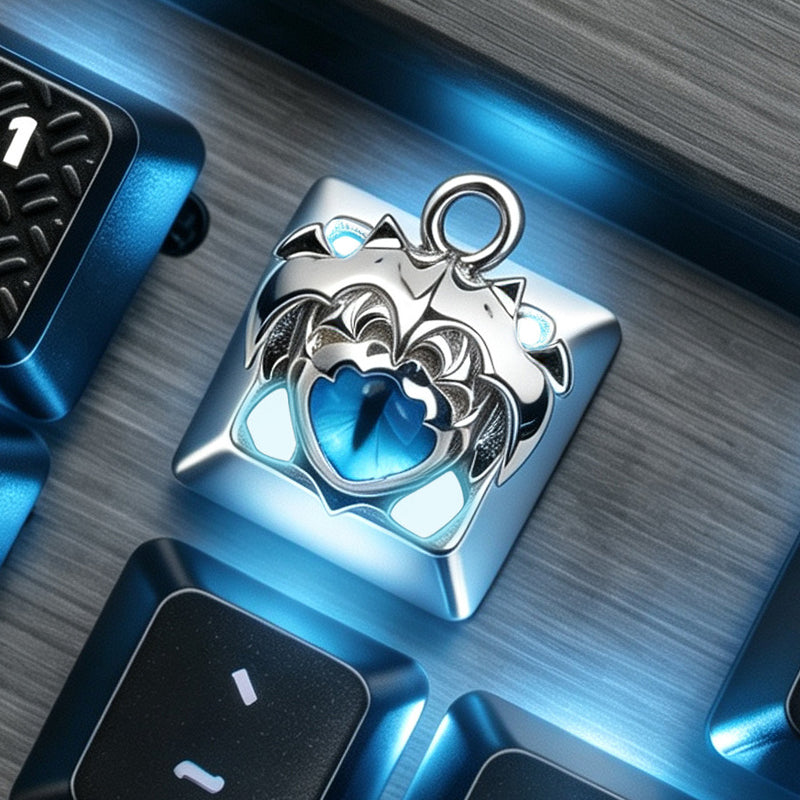ZOMO Original Design Series Keycaps-Frost Eye 3D Keycap & Wearable Pendant