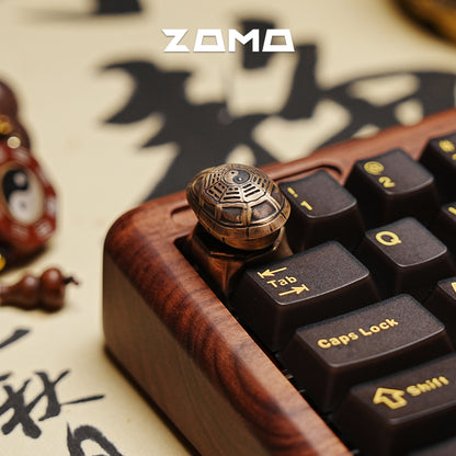 ZOMO Turtle Shell Metal Keycap Rotatable Mechanical Keyboard Keycap