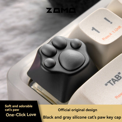 ZOMO Pink MZ Paw Rotatable Metal Keycap for Mechanical Keyboard Cherry MX Compatible
