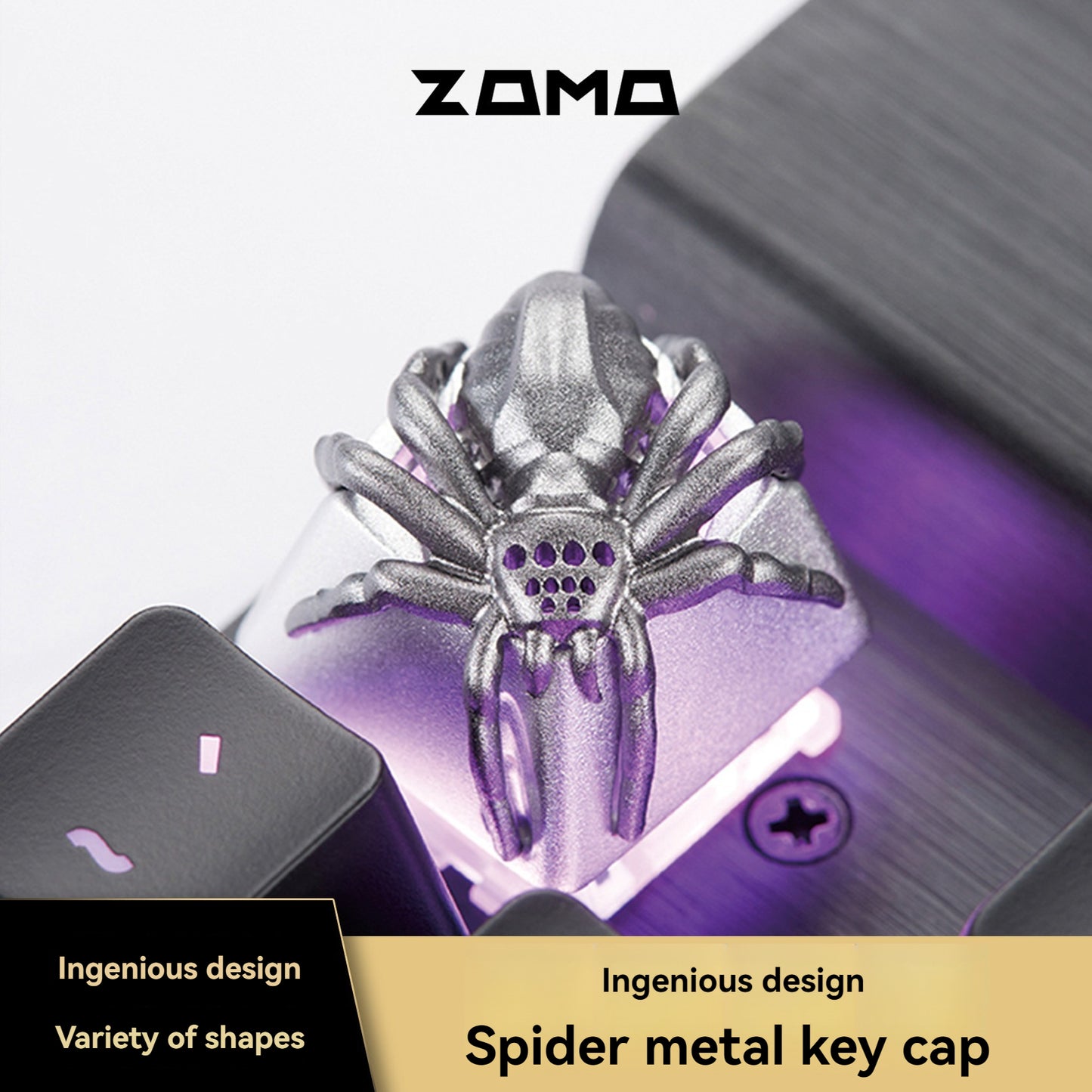 ZOMO Original Design Series Keycaps - SHXL Metal Resin Material Keycaps