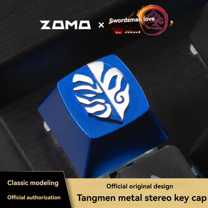 ZOMO & JW3 Jointly-Designed Original Metal Keycaps Compatible with Customized Mechanical Magnetic Shaft Gaming eSports Keyboard