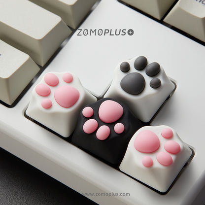 ABS & SILICONE KITTY PAW ARTISAN KEYCAP