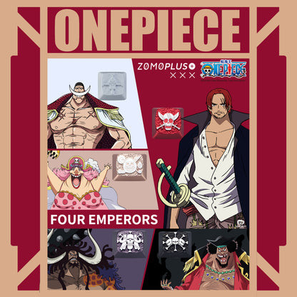 ONE PIECE - FOUR EMPERORS ALUMINUM ARTISAN KEYCAPS (SET OF 5)