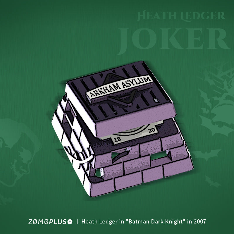 [Group Buy] ZOMOPLUS 5th Joker Artisan Keycap - Arkham Asylum🤡🃏