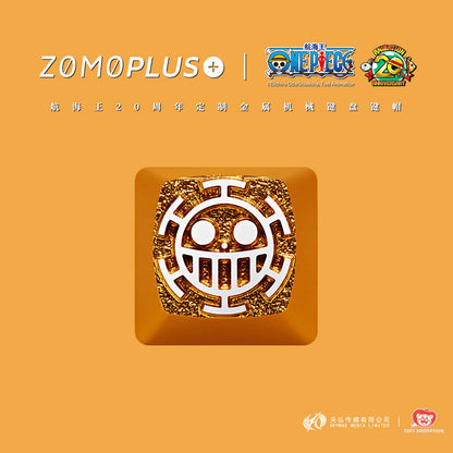 ONE PIECE  TRAFALGAR LAW ALUMINUM ARTISAN KEYCAP